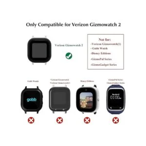 Paquete de 2 fundas Kuaguozhe compatibles con Gizmo Watch_2