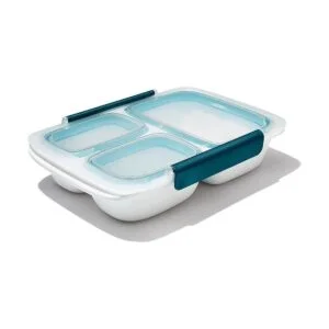 OXO Good Grips Prep Go Contenedor dividido a prueba de_1