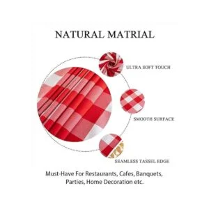 Mantel cuadrado a cuadros de 54 x 54 pulgadas mantel a_4