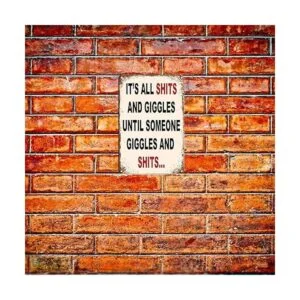 Divertidos carteles de metal para baño garaje hombre_5