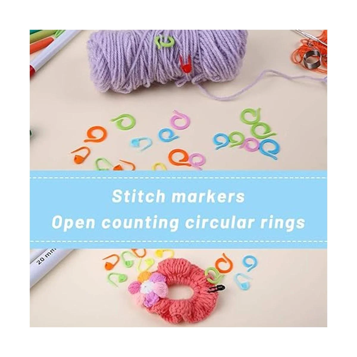 Juego de 87 ganchos de ganchillo ganchos ergonómicos de_3