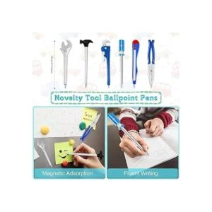 Juego de 6 bolígrafos de herramientas novedosas con 2_3