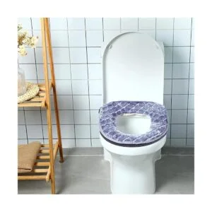 Fundas de asiento de inodoro para baño 2 piezas funda de_6