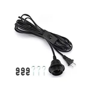 ACBungji Juego de cables de luz colgante con interruptor_1