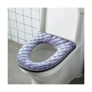 Fundas de asiento de inodoro para baño 2 piezas funda de_4