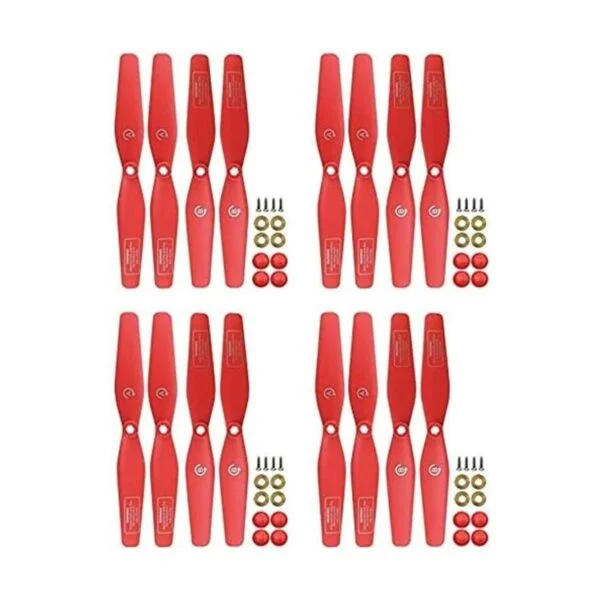 16 piezas de hélice roja para SJRC S20W S30W T18 H301S T25_1