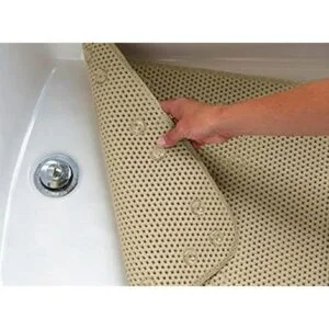 Tapete de baño de lujo antideslizante de espuma suave_3