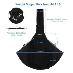 Transportador de mascotas para perros pequeños y gatos_2