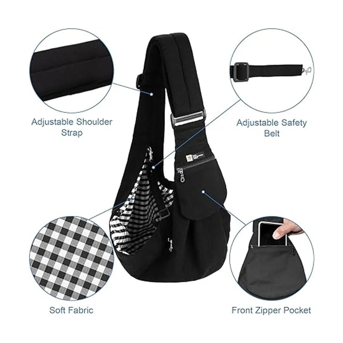 Transportador de mascotas para perros pequeños y gatos_3