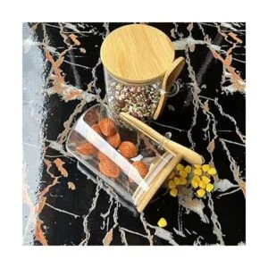 Piscepio Recipientes de vidrio con tapa hermética de_2