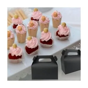 Gbateri Paquete de 25 cajas de regalo de dulces cajas de_6