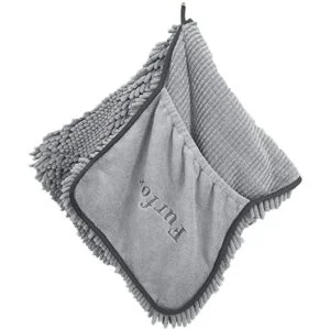 Furfox Toalla absorbente para perro toalla de microfibra_6