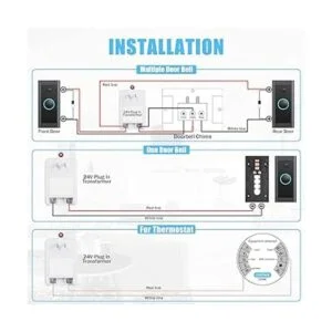 Termostato y transformador de timbre de 24 V y 830 mA_3