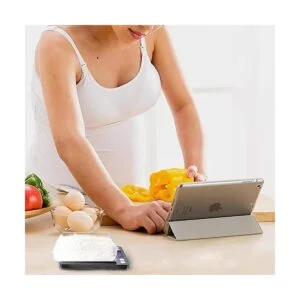 Fuzion Báscula digital de gramo con 2 bandejas báscula de_7