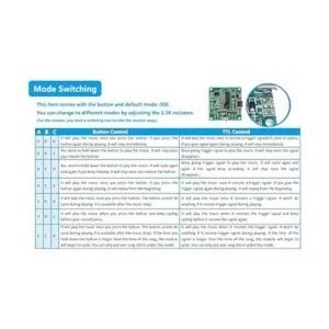 Módulo grabable de sonido de 8 MB con control de botón_6