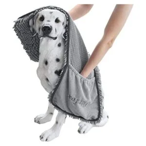 Furfox Toalla absorbente para perro toalla de microfibra_1