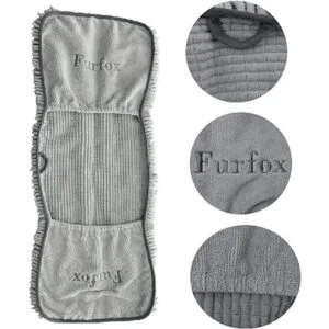 Furfox Toalla absorbente para perro toalla de microfibra_5