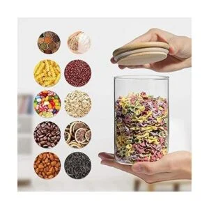 Piscepio Recipientes de vidrio con tapa hermética de_4