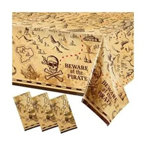Mantel de fiesta pirata mapa del tesoro cubierta de mesa_1
