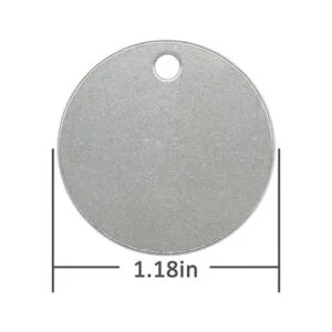 StayMax Lote de 25 etiquetas redondas para estampación en_3