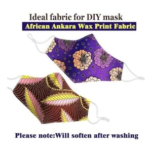 12 piezas de tela con estampado africano trozos de grasa_3