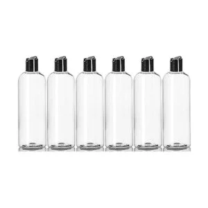 ljdeals Botellas vacías de plástico transparente de 16_3