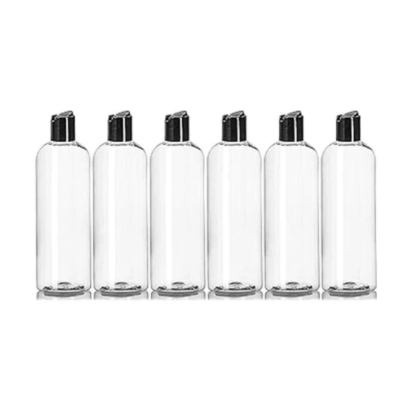 ljdeals Botellas vacías de plástico transparente de 16_3