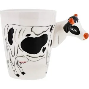 Taza de café de animales 3D Vaca_1