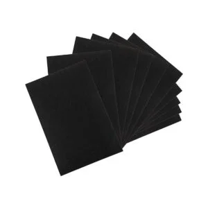 WUWEOT Paquete de 10 hojas de fieltro rígidas negras de_1