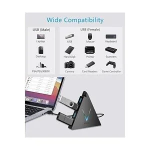 JoyReken FlyingVHUB Hub USB 3.0 de 4 puertos_4