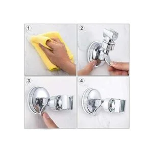 OUO Soporte de cabezal de ducha ajustable soporte de_5