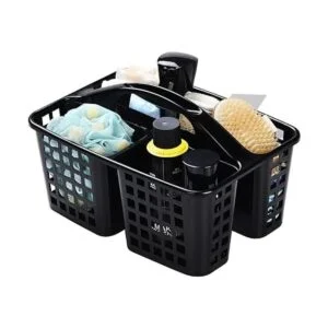 ALINK Cesta de ducha de plástico con compartimentos_3