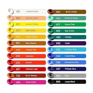 Colorful Juego de pintura de vidrio para manchas con 6_2