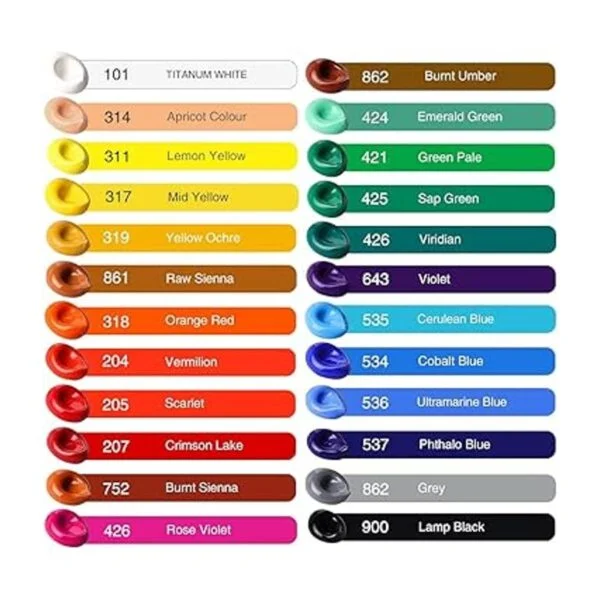 Colorful Juego de pintura de vidrio para manchas con 6_2