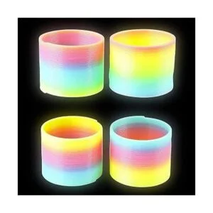 Juguete de resorte de bobina que brilla en la oscuridad de_6