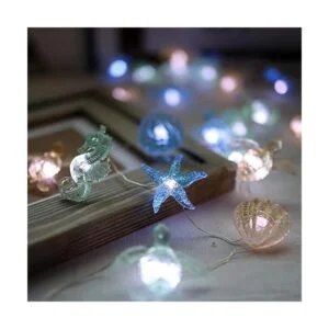 Cadena de luces decorativas con temática del océano de la_4