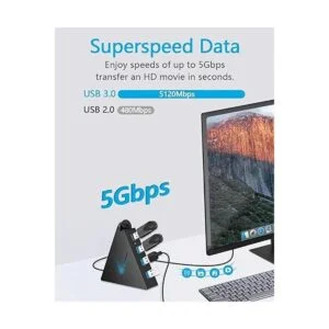 JoyReken FlyingVHUB Hub USB 3.0 de 4 puertos_2