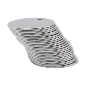 StayMax Lote de 25 etiquetas redondas para estampación en_5