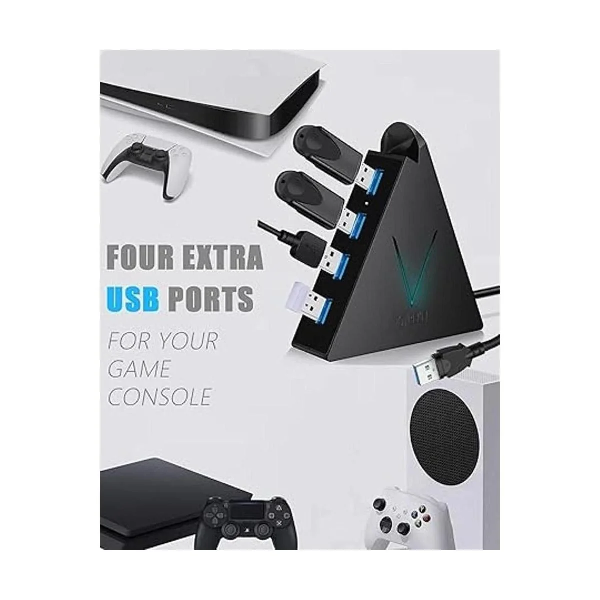 JoyReken FlyingVHUB Hub USB 3.0 de 4 puertos_3