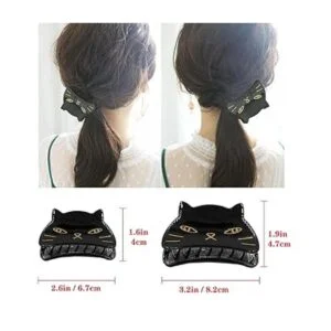 Yusier 2 pinzas para el pelo para garra de gato dos_2