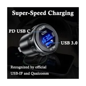 BATIGE PD Cargador rápido USB C de 45 W de 18 W USB 3.0_5