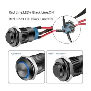 5 piezas de 12 V 24 V 0.472 in impermeable interruptor_3