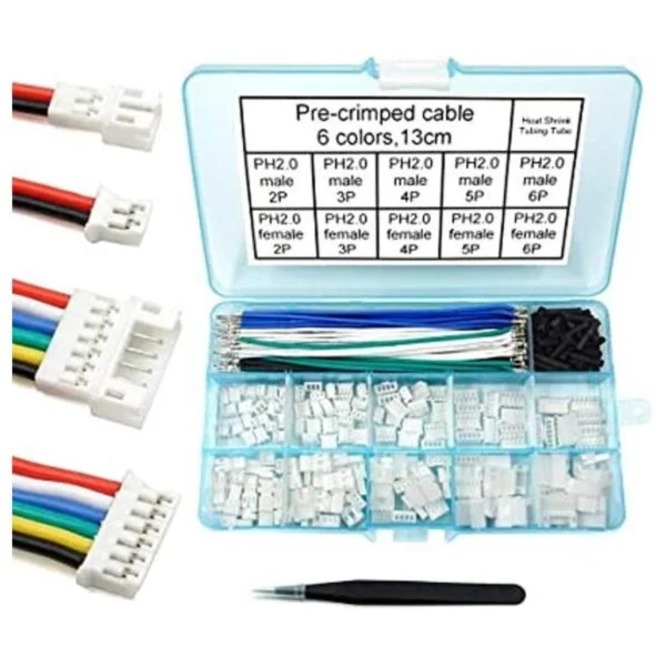 Kit de cables preprensados de conector PH 2.0 compatible_1