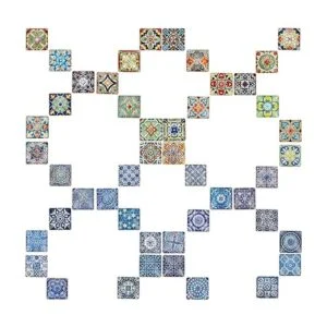 PH PandaHall Cabujones cuadrados de mosaico de 1 pulgada_6