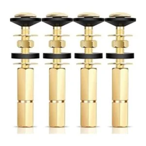 Juego de 4 tornillos para inodoro de acero inoxidable y_1