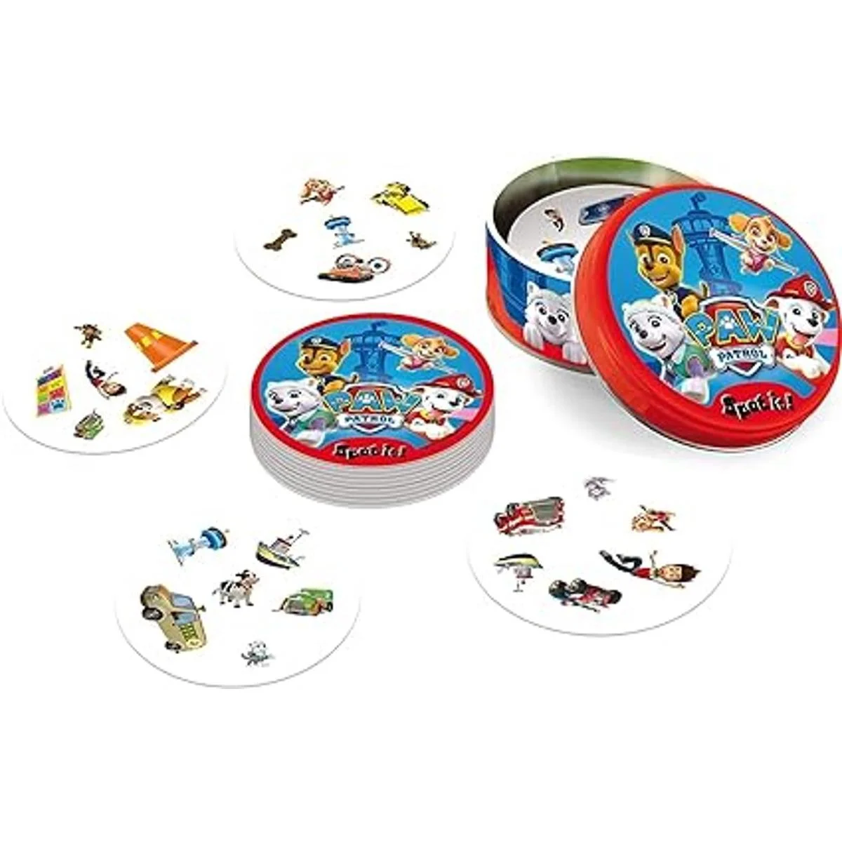 Spot It Juego de cartas de Paw Patrol Juego para_5