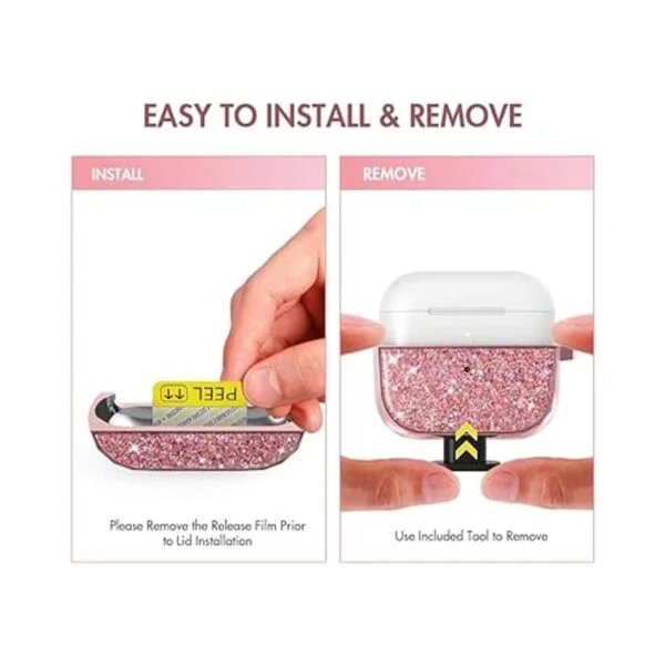 AhaStyle Funda para AirPods Pro para mujeres y niñas_5