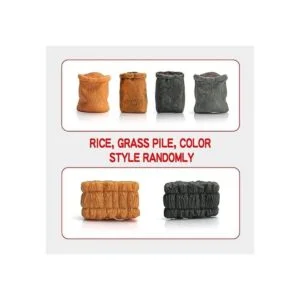 Juego de 13 piezas de juguetes de granja accesorios de_5