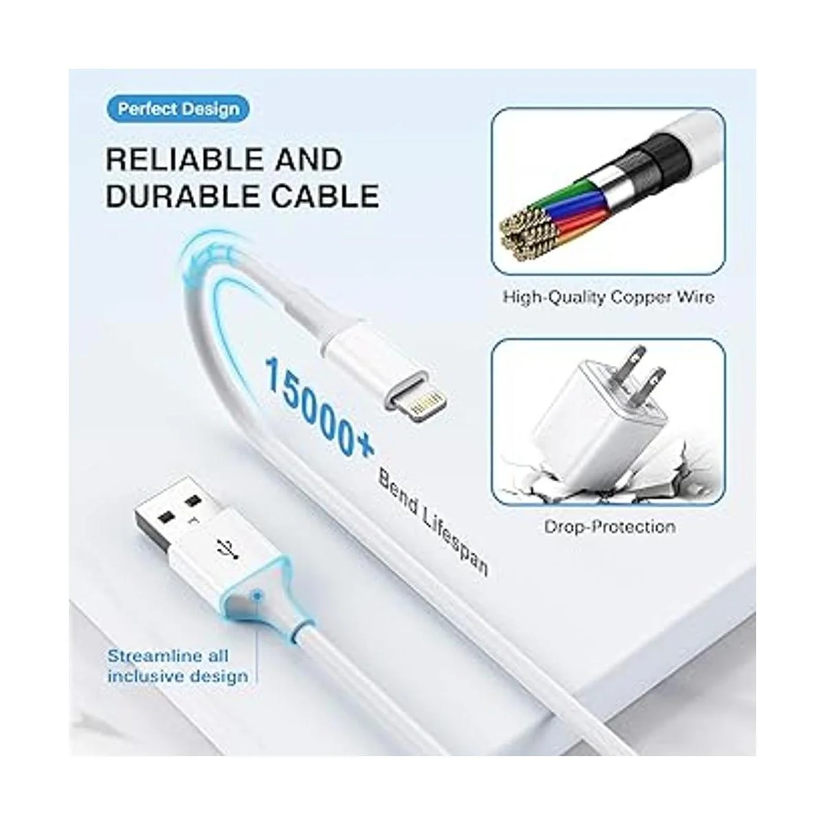 Cargador para iPhone certificado Apple MFi Cargador_7