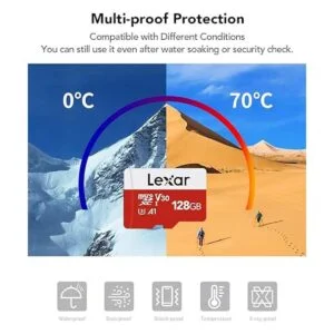 Lexar Tarjeta micro SD de 128 GB tarjeta de memoria_6